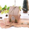 Kraft Paper House Shape Candy Gift Bags
